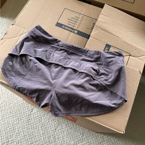 Lululemon workout shorts w undies built in. 5 pairs at a package all size 8